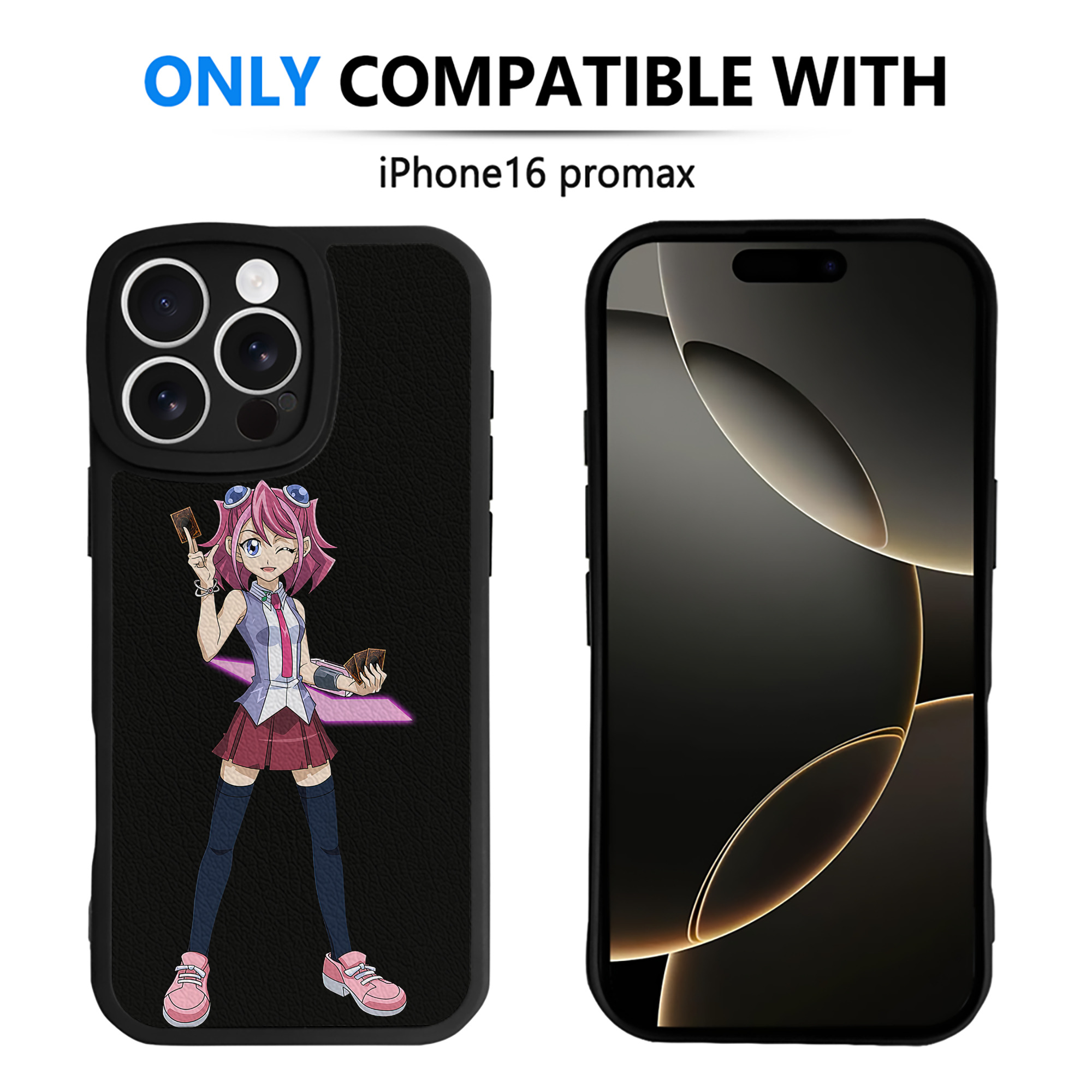 遊☆戯☆王 Yu-Gi-Oh! 【iPhone 16シリーズ対応】シリコンスマホケース（レザー調） 材質：シリコン